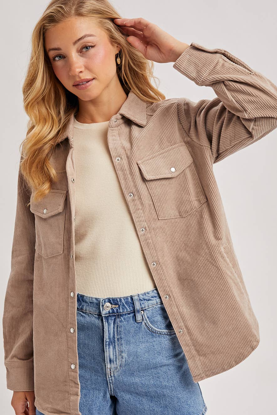 Genie Corduroy Button Down