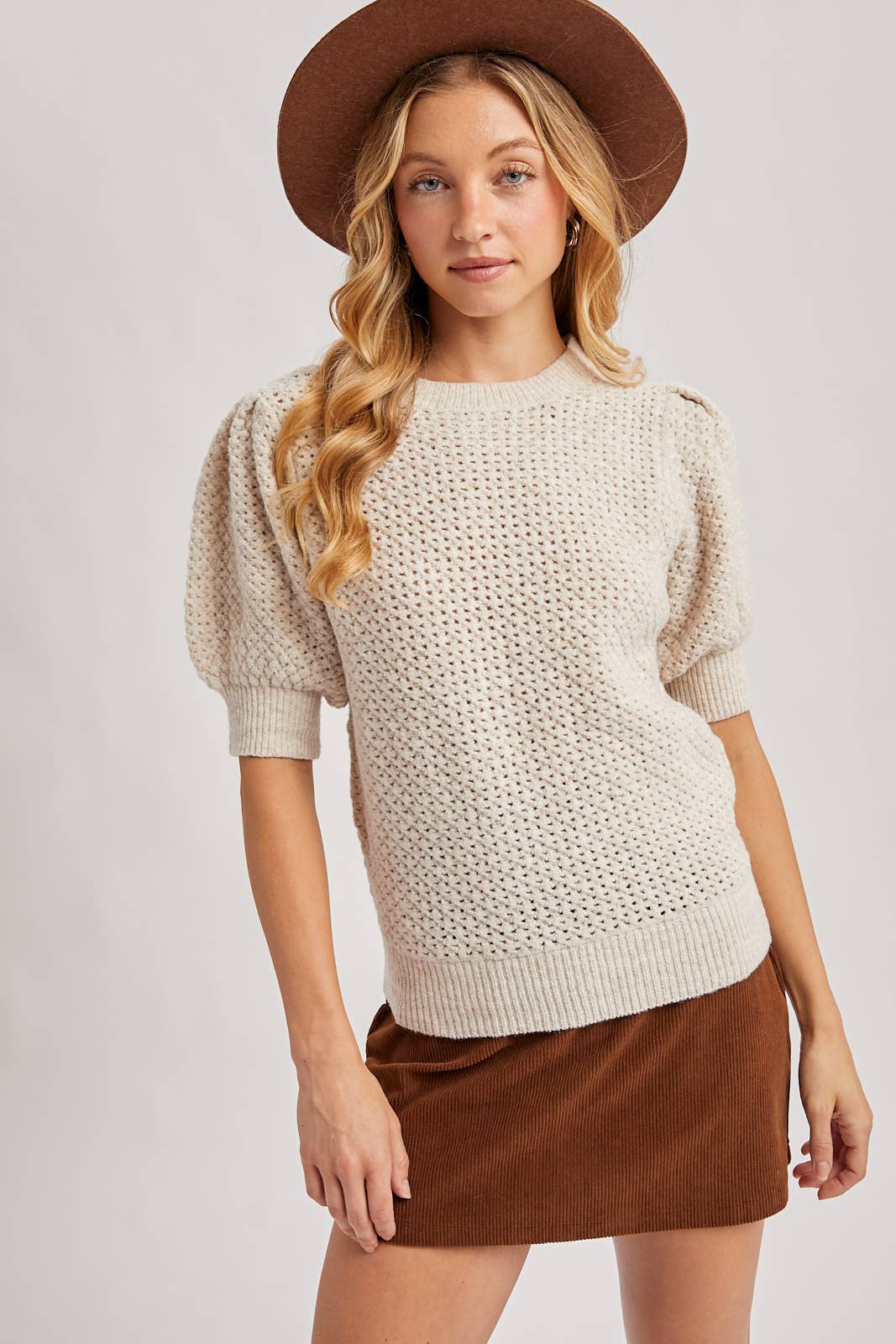 Olivia Open Knit Sweater