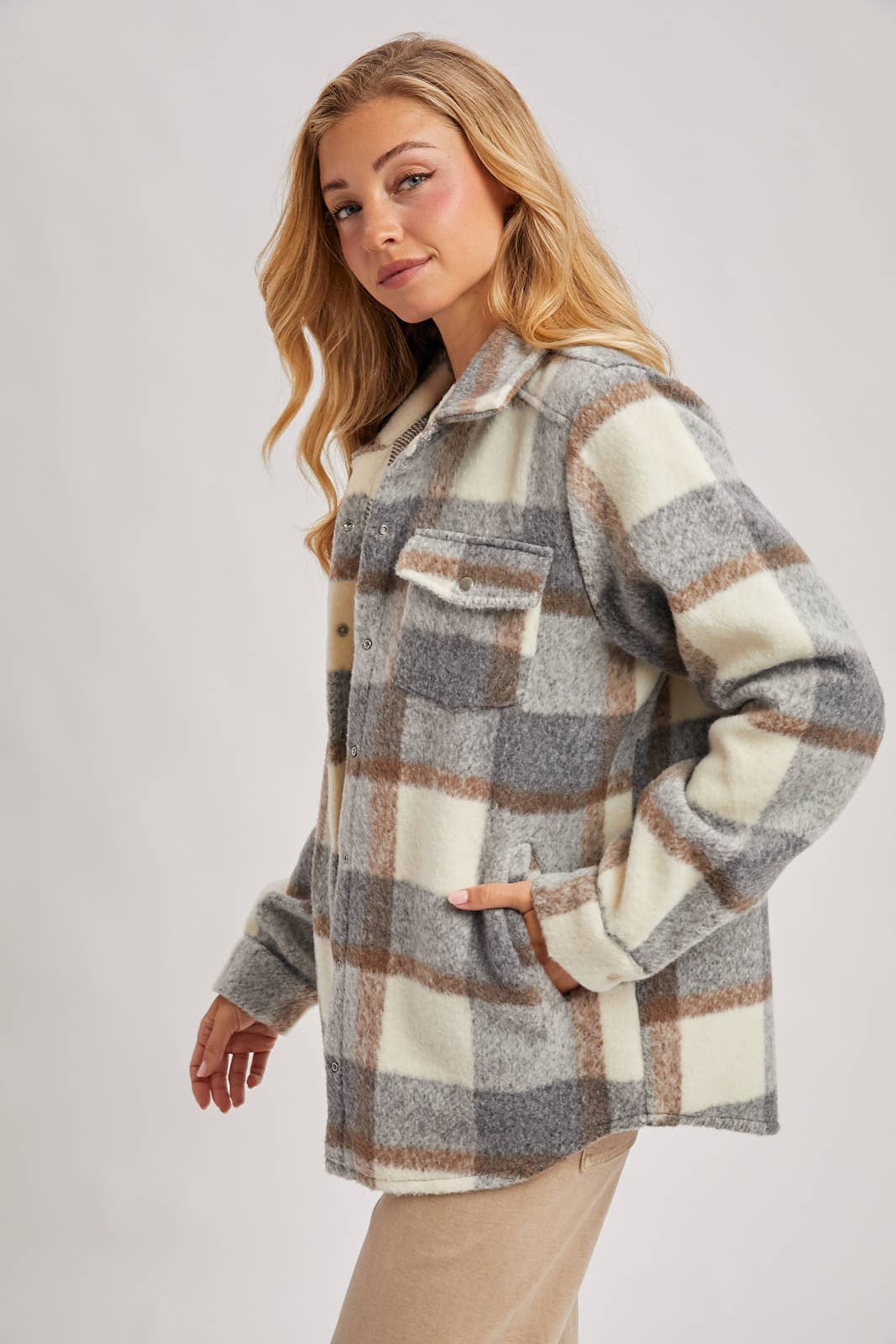 Gina Flannel Shacket