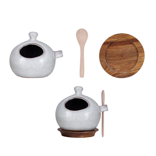 Birdie Salt Jar w/ Spoon