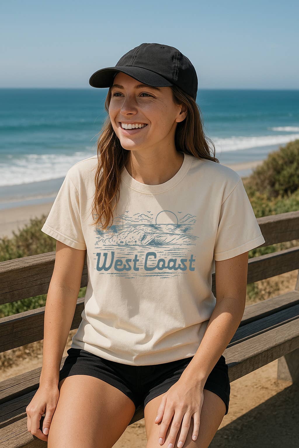 West Coast Wave Tee