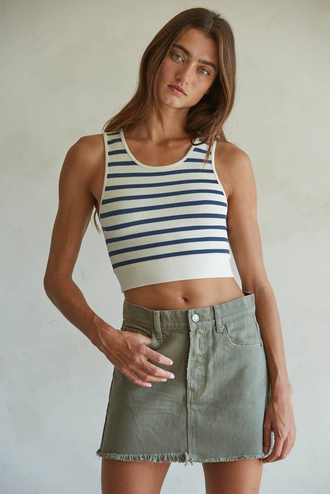 Noelle Striped Racerback