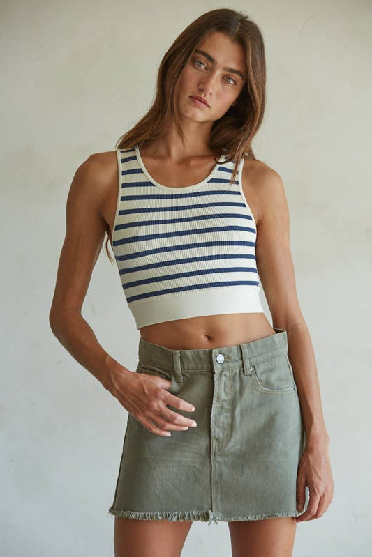 Noelle Striped Racerback