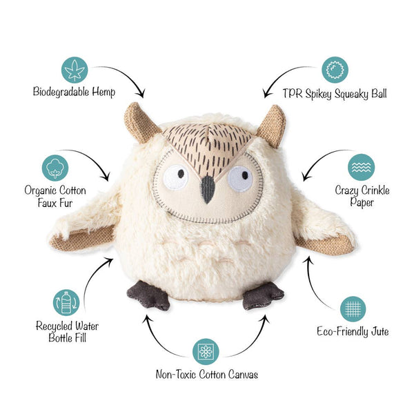 WHOOOO'S THERE DOG TOY