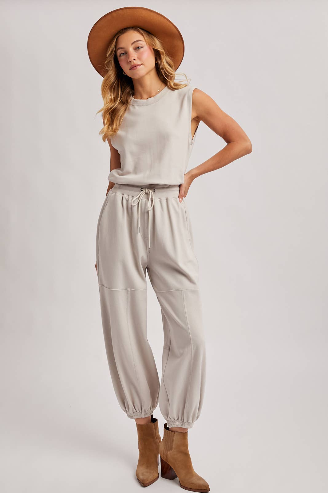 Silvia Drawstring Jumpsuit