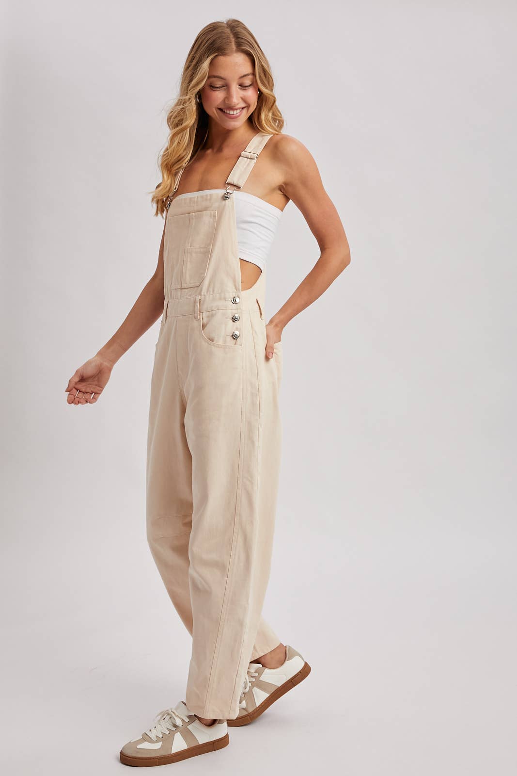 Ellie Barrel Overalls