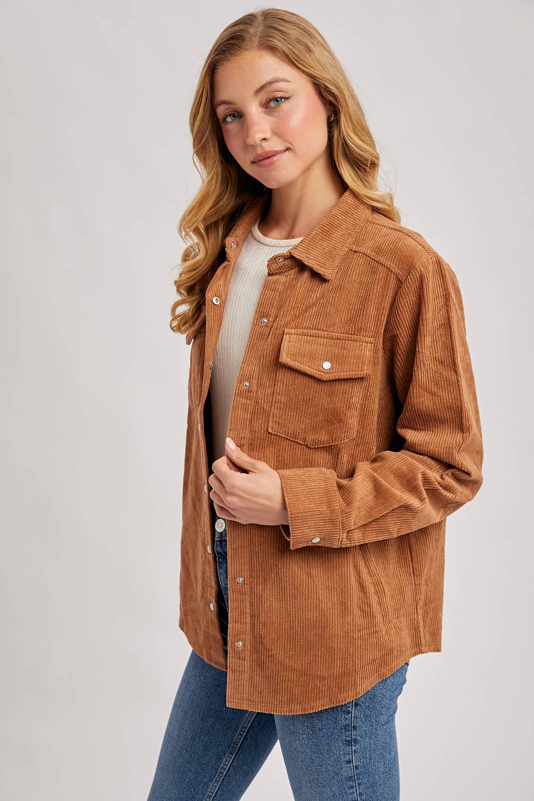 Genie Corduroy Button Down