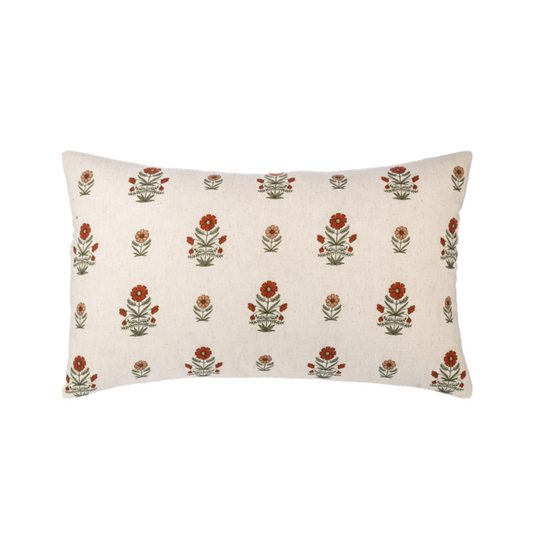 Allison Floral Lumbar Pillow