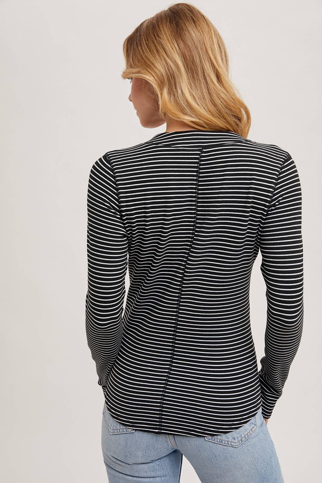 Hailey Snap Front Henley Shirt