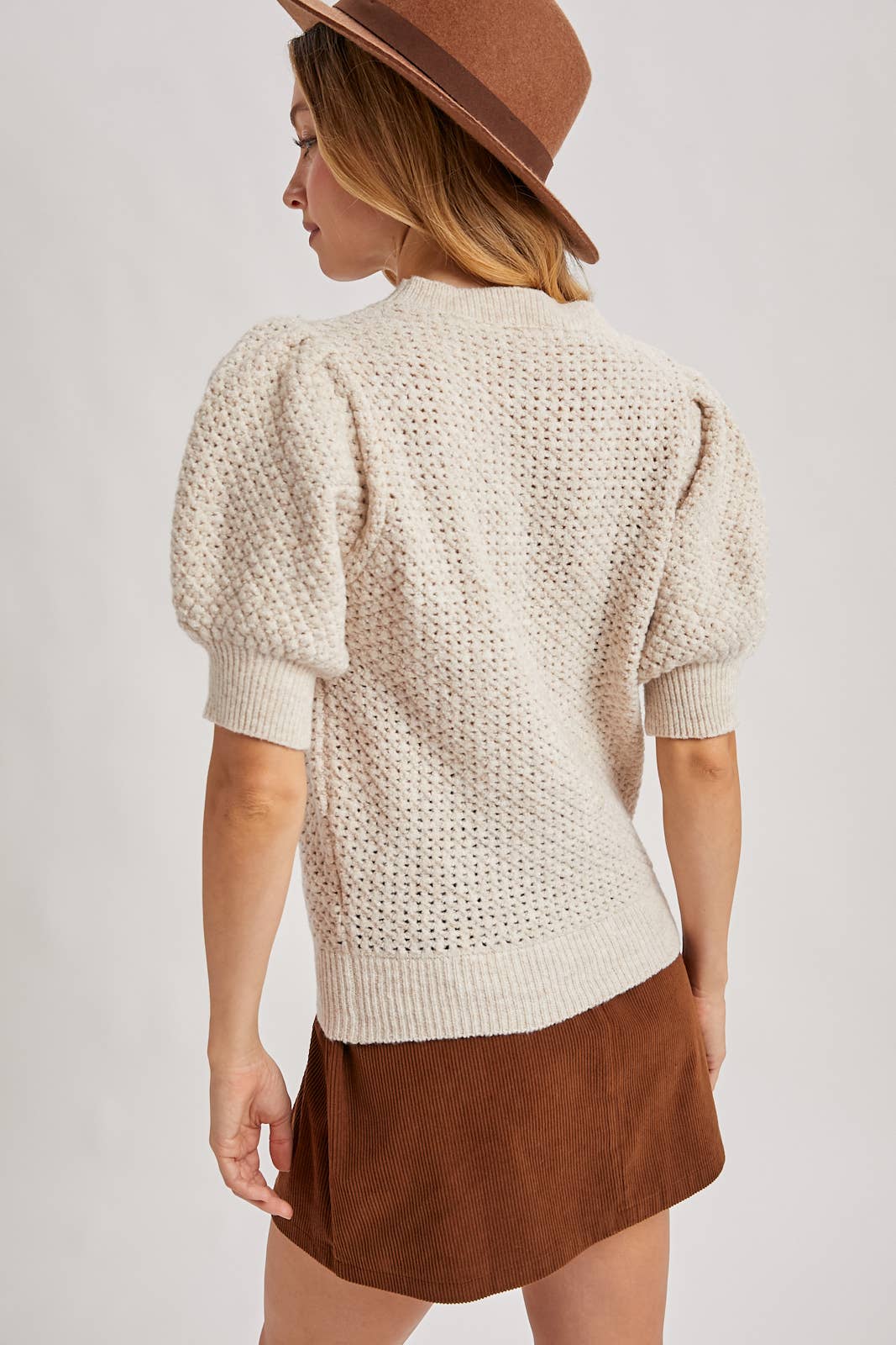 Olivia Open Knit Sweater