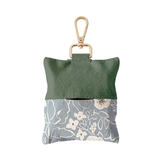 CANVAS WASTE BAG HOLDER MEM GARDEN BLOOMS