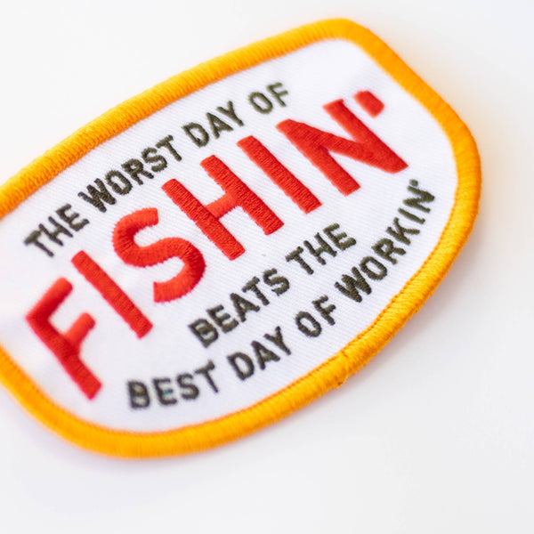 Fishin' Beats Workin' Patch
