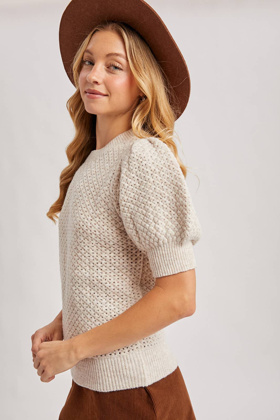 Olivia Open Knit Sweater